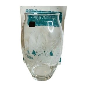 Happy Holidays Frosted Sleigh Ride vase Christmas decor